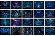 Orchard of Forgotten Moons Cliparts, a Decorative Illustration by ThatsDesignArt (Thumbnail 9 of 14)
