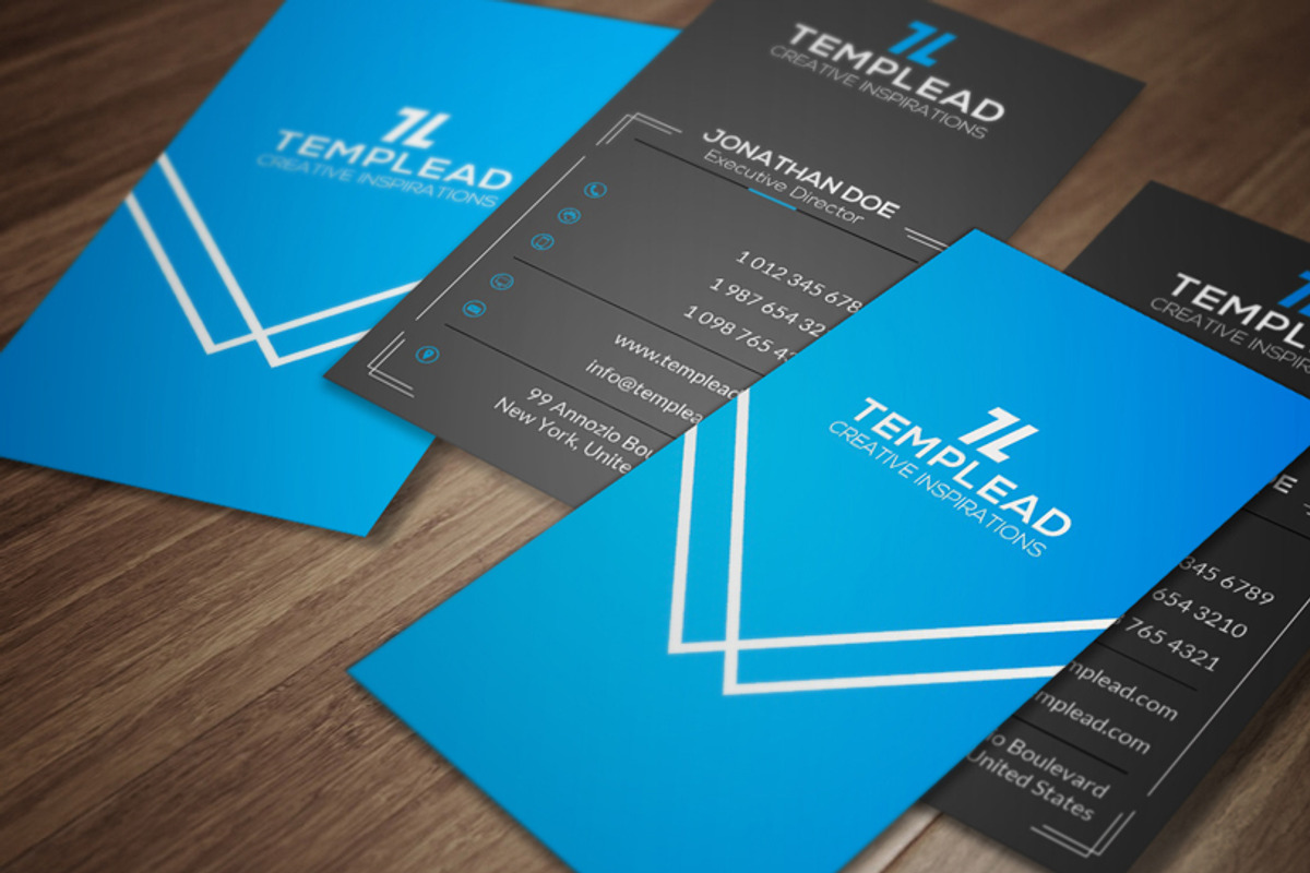 Corporate Business Card CM133, a Business Card Template by annozio (Photo 1 of 4)