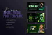 Night Party Social Media Post Bundle, a Social Media Template by Creative_View (Thumbnail 8 of 8)