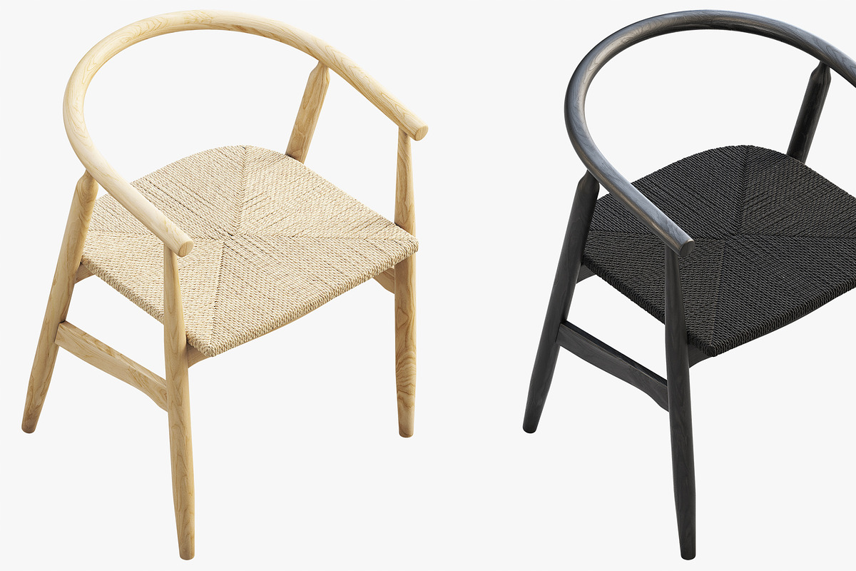 Joybird Rayne Dining Chair 2 options, a Furniture 3D Model by 3dmitruk (Photo 14 of 24)