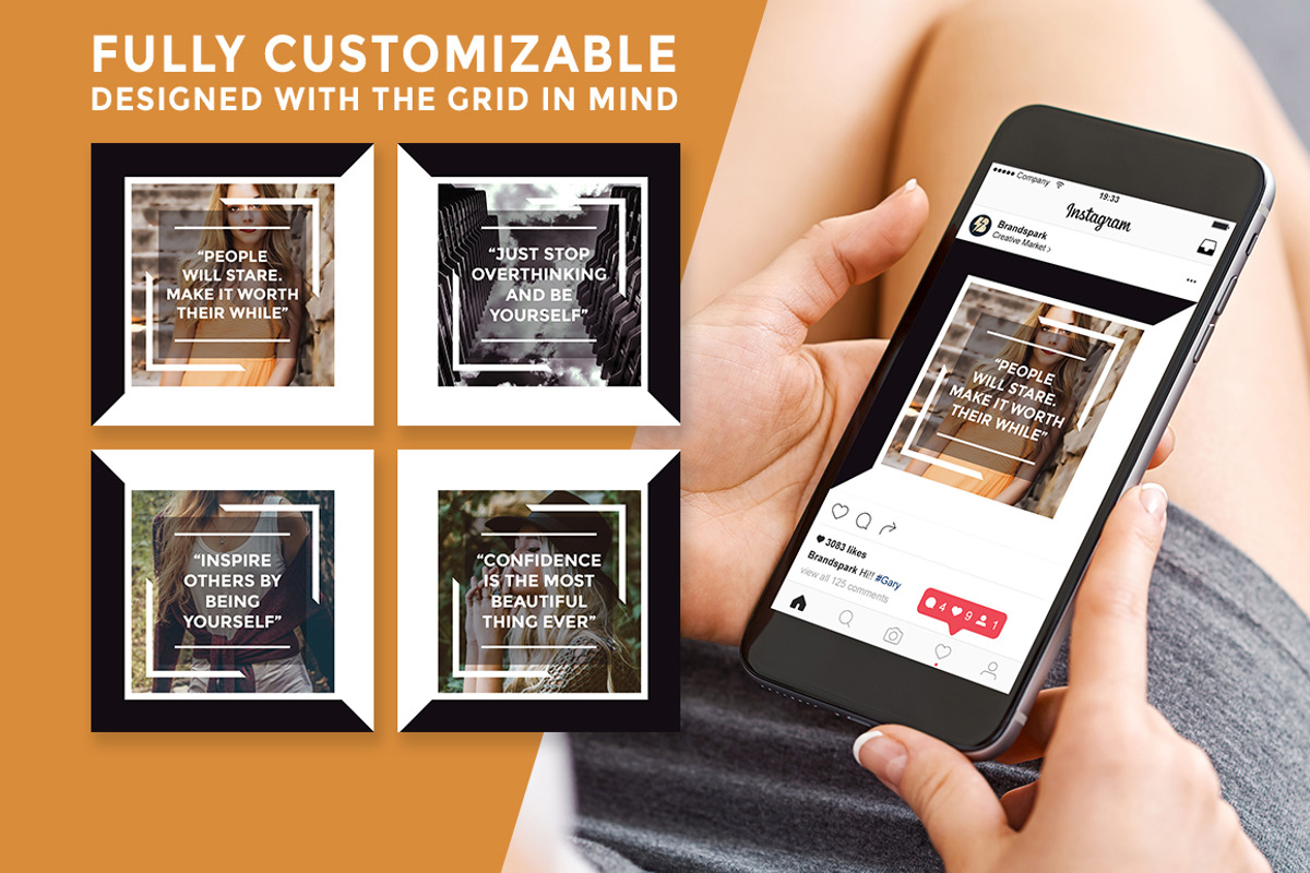 SALE! Quick & Easy Quote Templates, a Social Media Template by Brandspark (Photo 5 of 7)
