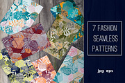 Fashion seamless patterns, a Pattern Graphic by zeffir (Thumbnail 1 of 3)