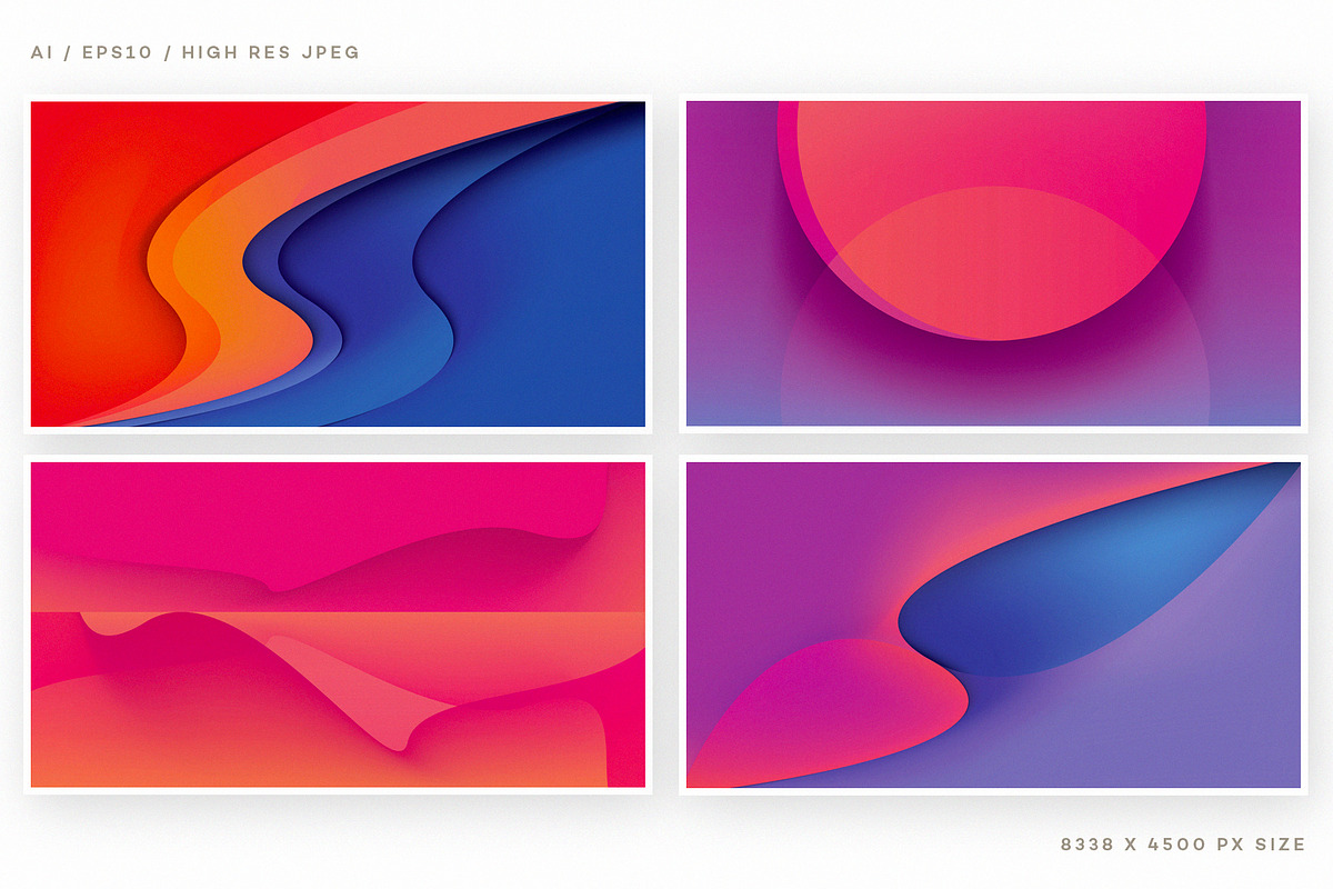 Landing Page Gradients, a Texture Graphic by Polar Vectors (Photo 4 of 12)
