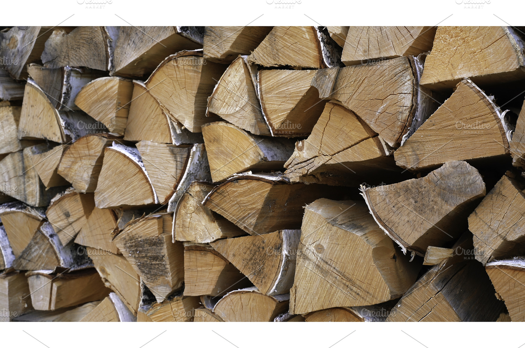Close-up of firewood supply. Media, a Nature Photo by Media Whale Stock