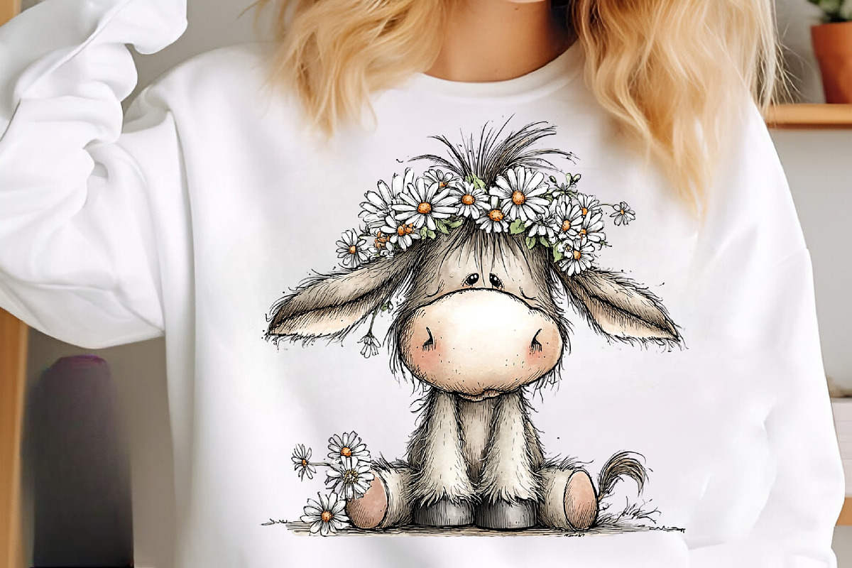 Whimsical spring farm animals clipar, an Illustration by SinaCreation (Photo 7 of 11)