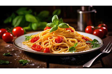 background spaghetti italian food, a Food & Drink Photo by pikepicture