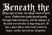 CS Rubeus Drawn, a Blackletter Font by Craft Supply Co. (Thumbnail 2 of 8)