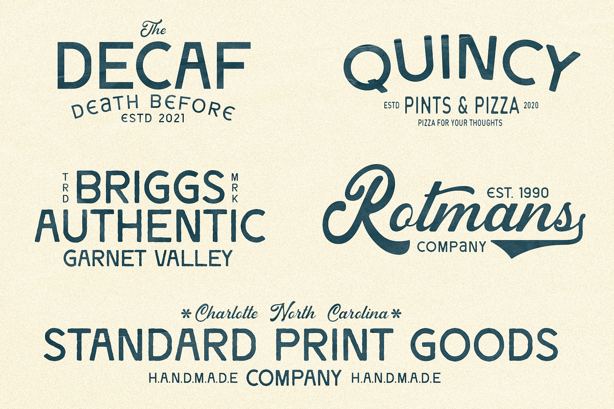 Foreigner - Vintage Font Collection, a Font by HeyFonts (Photo 6 of 15)