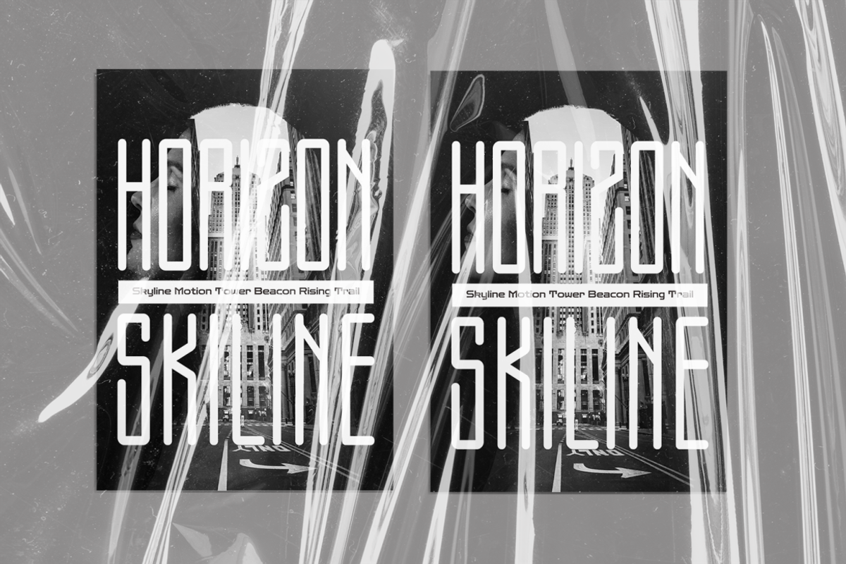 Skytown Condensed Rounded Sans Serif, a Font by PutraCetol Studio (Photo 3 of 5)