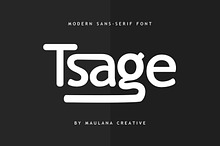 Tsage Display Font