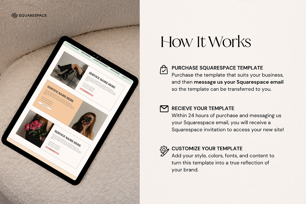 Bold Squarespace Website Template, a Squarespace Template by Breah Designs (Photo 7 of 10)