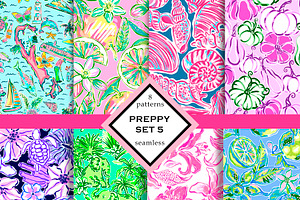 Preppy Pattern Set