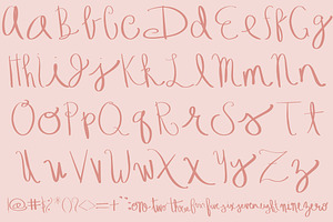 BRITTANI Hand Lettered Font