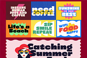 Kafu - Heavy Bold Playful Font, a Sans Serif Font by StoricType (Thumbnail 9 of 18)
