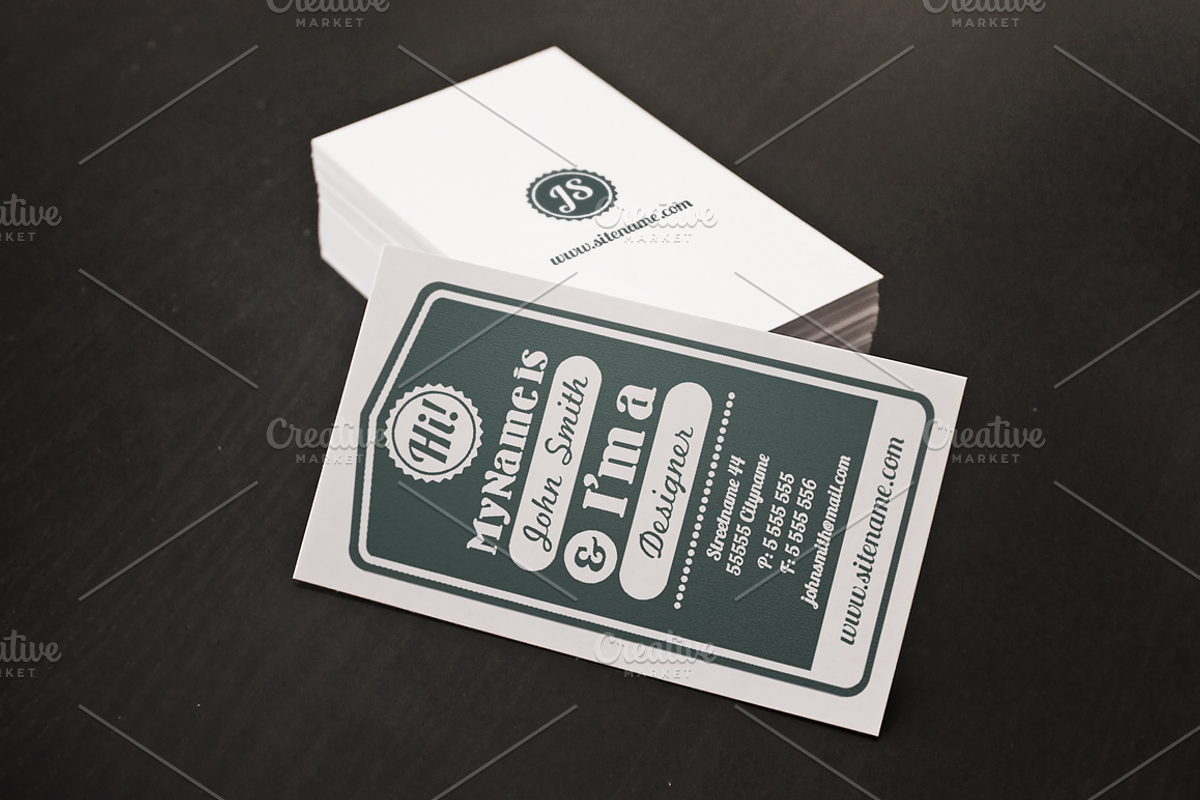 Bundle Flyer Business Card Mock-up, a Print Template by Giallo (Photo 2 of 21)