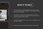 Dark Canva IG Templates, a Social Media Template by VeliusCreativeStudio (Thumbnail 7 of 10)