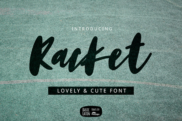 Racket Font preview 6