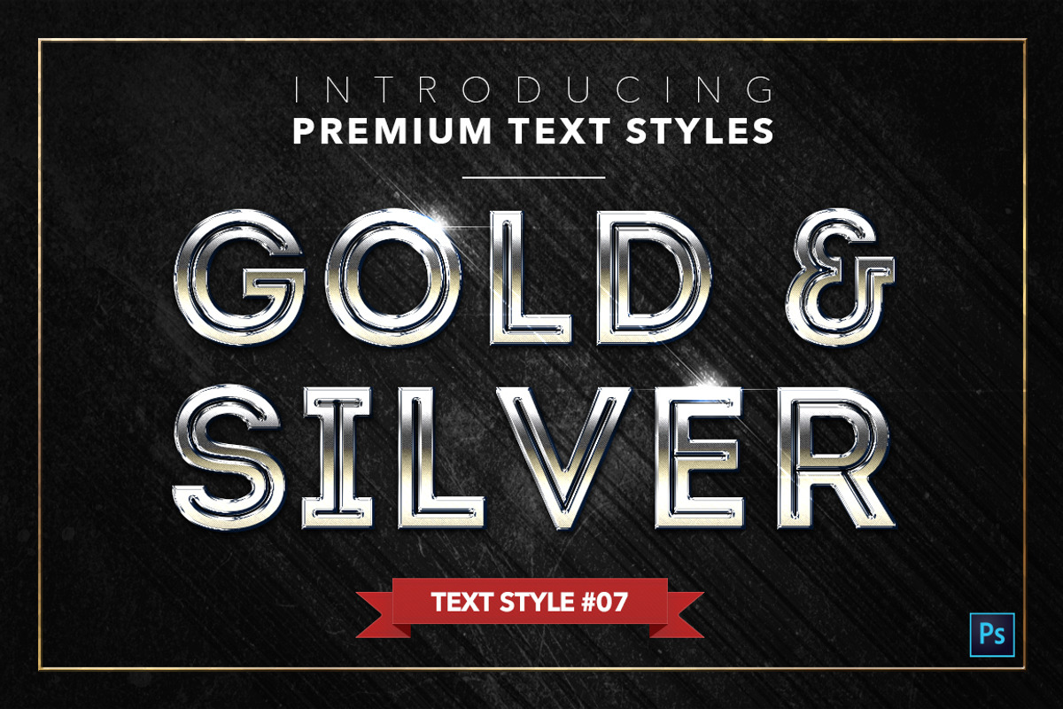 Gold & Silver #2 - 20 Text Styles preview 8