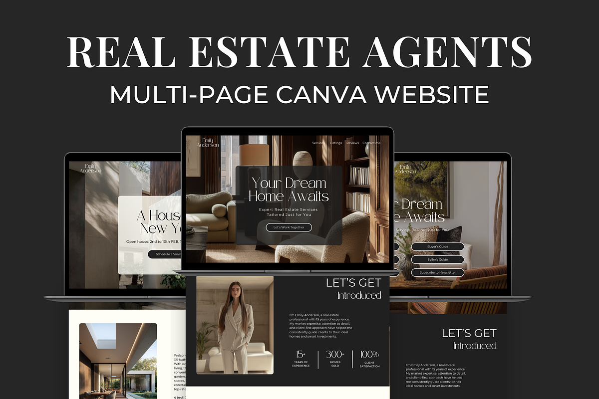 Real Estate Multi-Page Website, an App Template by Meraki Templates (Photo 1 of 9)