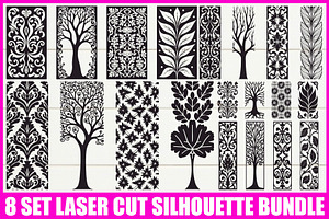 Laser Cut Panel Vector Set, an Illustration by Designs_River