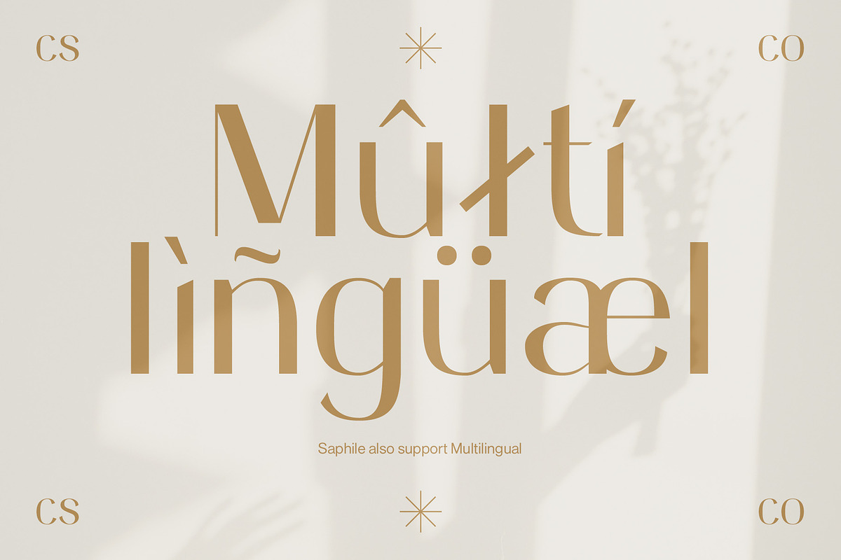 Saphile – Elegant Sans Serif, a Sans Serif Font by Craft Supply Co. (Photo 8 of 8)