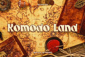 Komodo Land Adventure Display Font