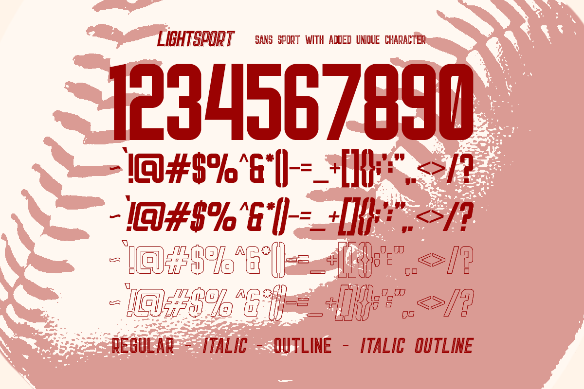 Light Sport - Sport Sans Font, a Sans Serif Font by Pandeka Studio (Photo 12 of 12)