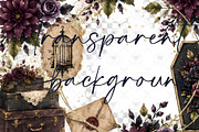 Gothic Halloween Clipart, a Decorative Illustration by BigCakeBee (Thumbnail 2 of 4)