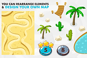 Game Level Map with 4 Worlds, an Illustration by wowu (Thumbnail 6 of 6)