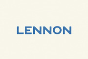 Lennon | A Vintage Display Font, a Handwritten Font by Taylor Penton (Thumbnail 4 of 5)