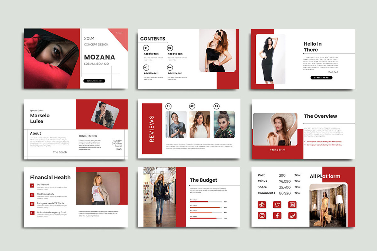 Mozana Powerpoint Template, a Presentation Template by yanindesign (Photo 2 of 4)
