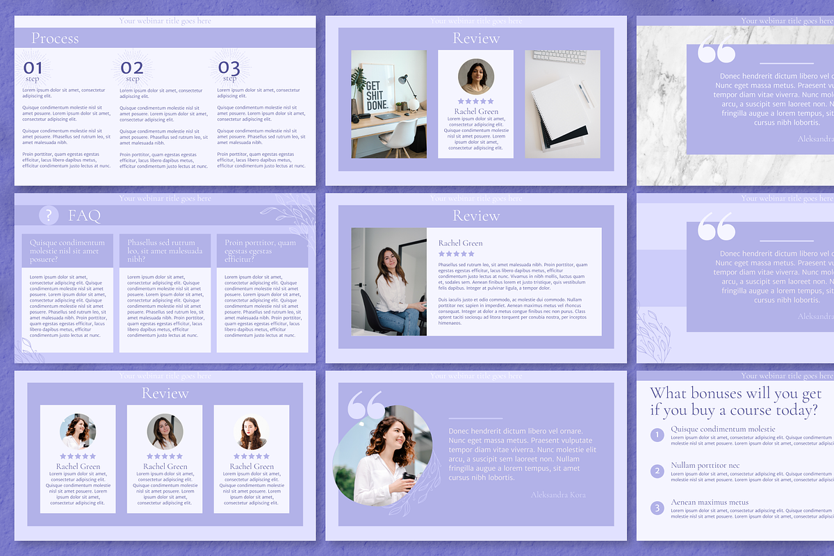 Webinar canva slides, a Presentation Template by DesignKora (Photo 8 of 10)