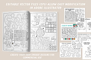 Christmas village coloring games, an Education Illustration by Lexi Claus (Thumbnail 13 of 15)