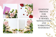 Summer Flowers Instagram Bundle, a Nature Photo by Instagram templates E.B. (Thumbnail 2 of 3)