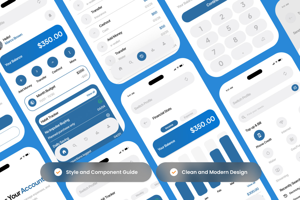 Harmopay - Couple Banking App, an App Template by productype1 (Photo 3 of 5)