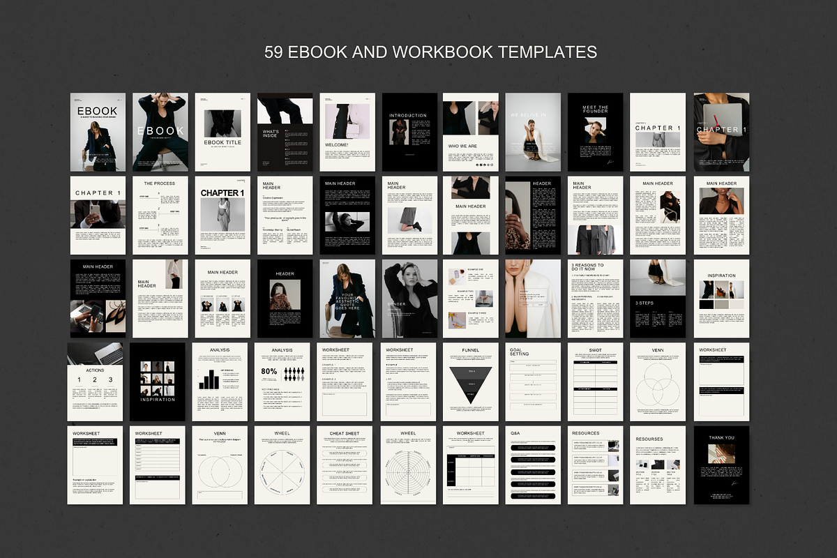 Minimalist Ebook & Workbook Canva, a Marketing Template by thebusinessoutfit (Photo 2 of 13)