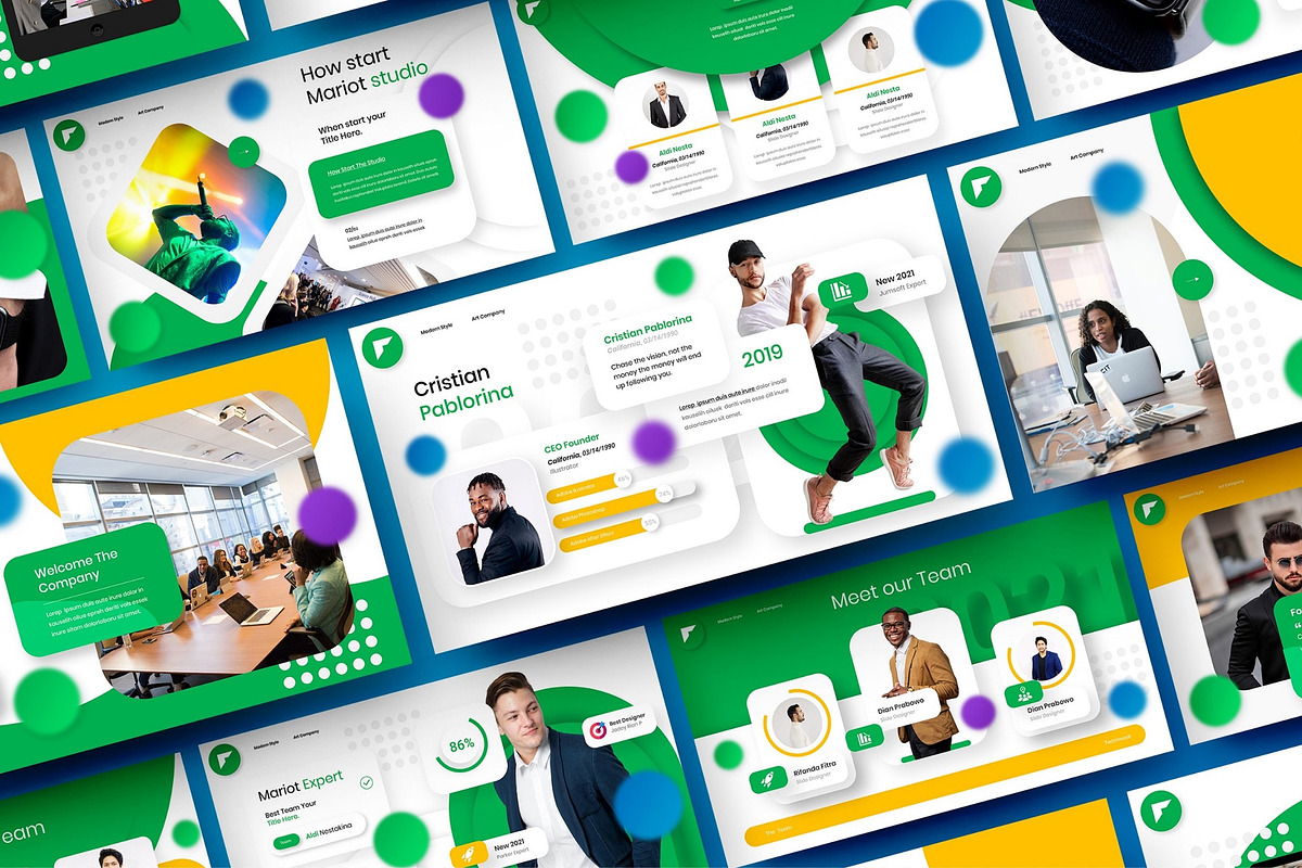 Mariot - Business Google Slide Templ, a Presentation Template by Dens Creative Studio (Photo 1 of 6)