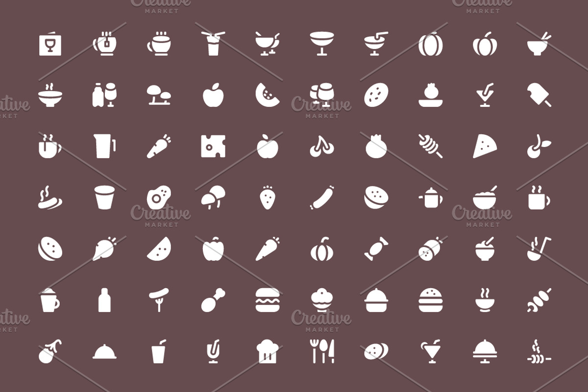 325+ Food Vector Icons preview 4