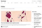 Merinda - WordPress Blog Theme, a WordPress Template by AliThemes (Thumbnail 2 of 7)