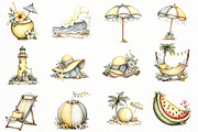 Whimsical Summer clipart, an Illustration by Designworld (Thumbnail 3 of 5)