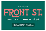 Front St. Tiki Display Font Bundle, a Font by Holt510 (Thumbnail 1 of 10)