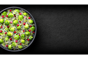 A bowl of superfood microgreen, a Food & Drink Photo by ZinetroN