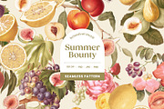 Summer Vintage Fruit Pattern, a Pattern Graphic by Yello_illustration (Thumbnail 1 of 16)