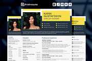 Jewellery designer resume template, a Resume Template by FinishResume (Thumbnail 1 of 11)
