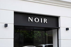 Logo Mockup Facade Sign