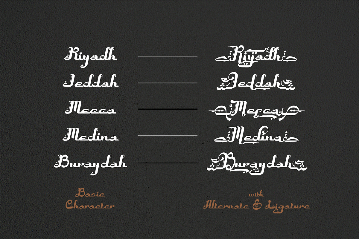 Bhorudyn - New Islamic Calligraphy, a Script Font by TypeClassHeroes (Photo 8 of 10)