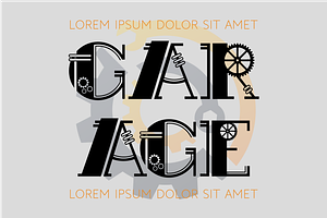 Mechanical Font