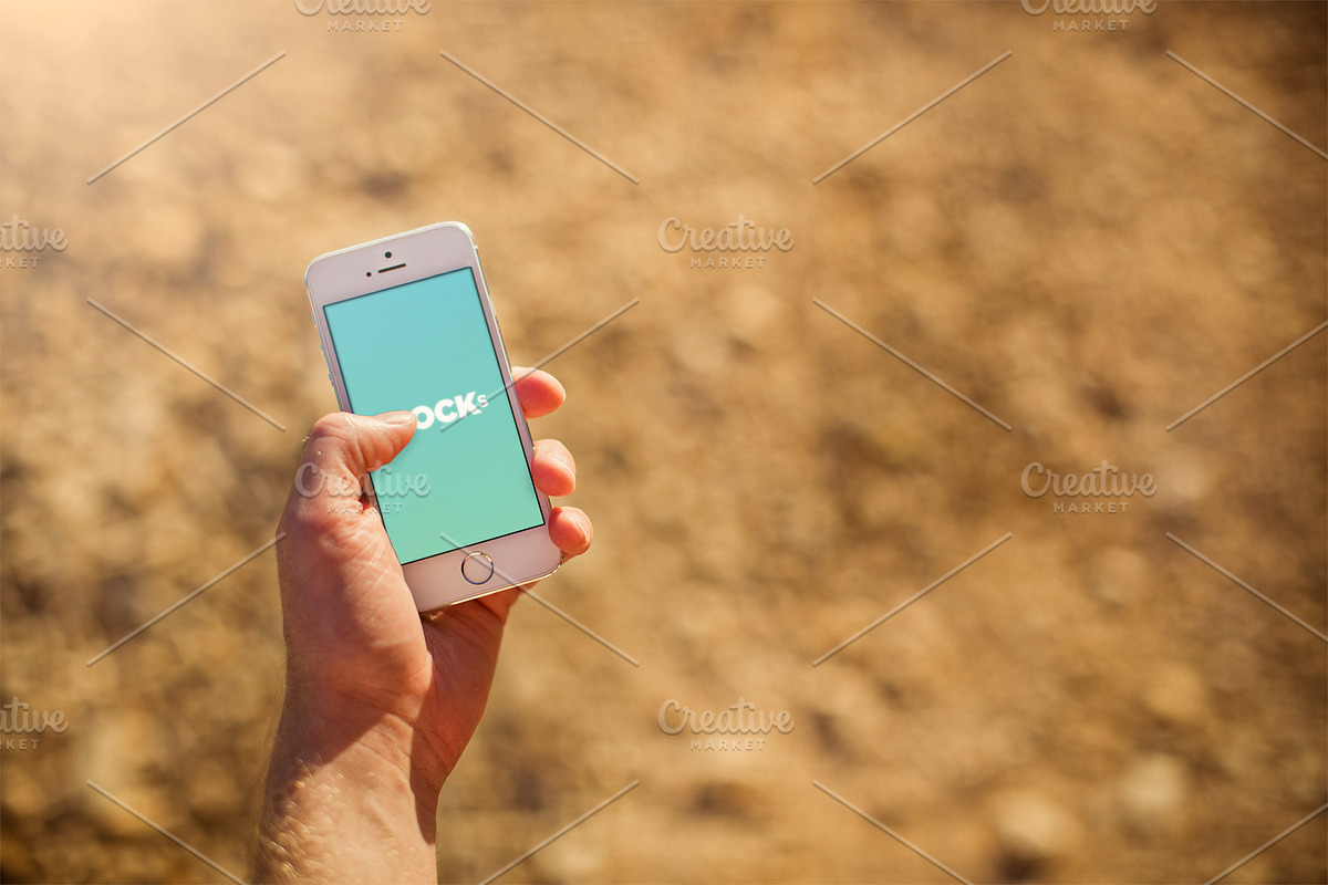 iPhone SE Mockups, an iPhone Mockup by Mockura (Photo 5 of 10)
