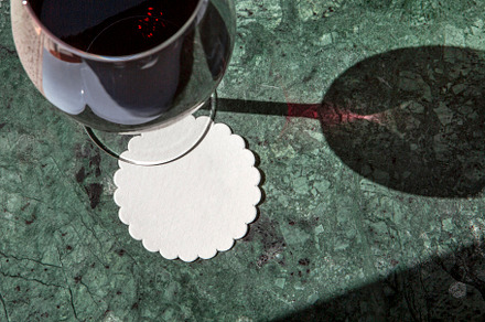 coaster for wine chalice, a Photo by UN-BRANDED