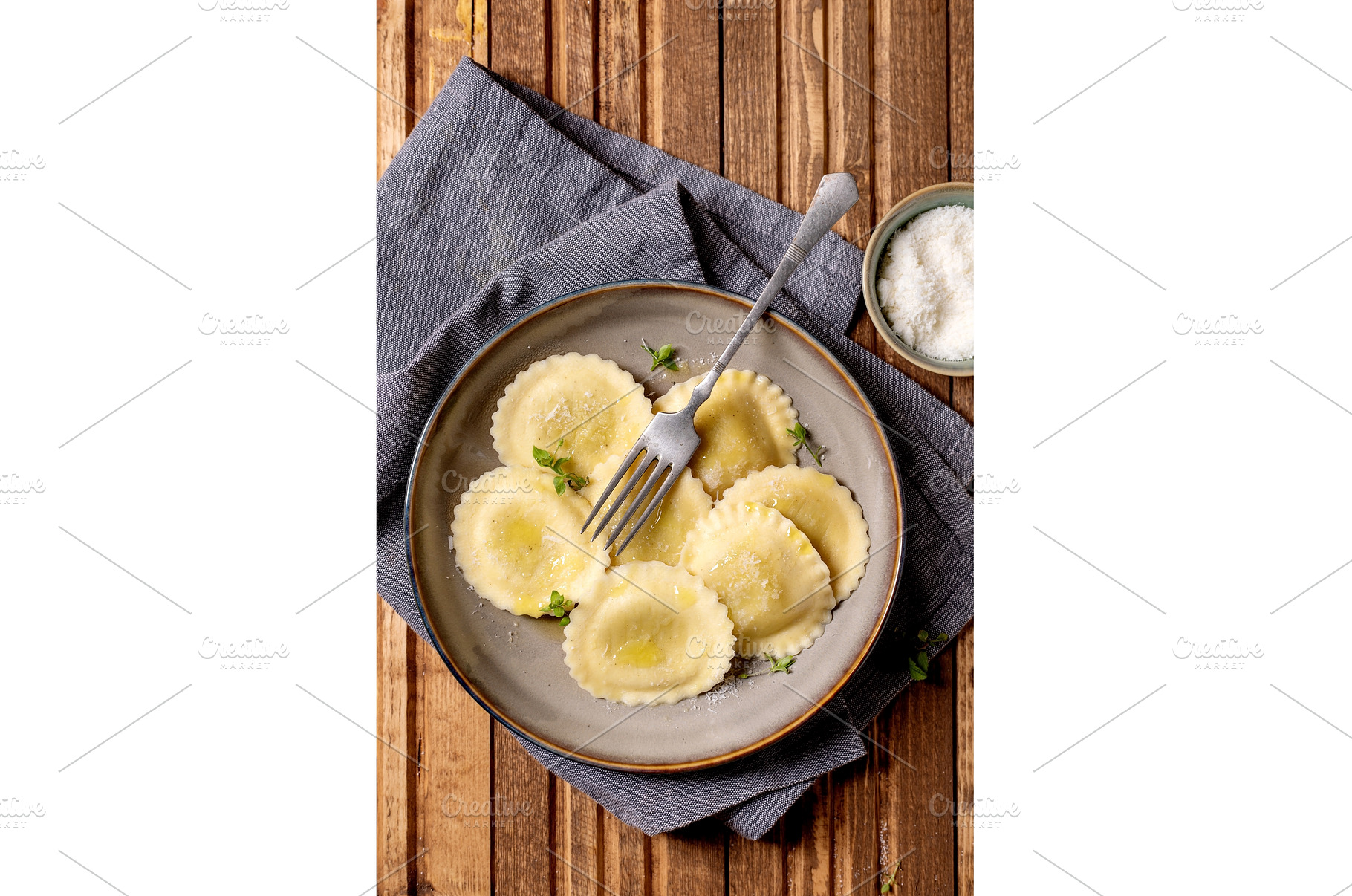 Fresh Homemade Ravioli with Parmesan, a Food & Drink Photo by Natasha Breen